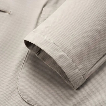 Minimalist Men Casual Blazer Ice Silk Nylon Spandex Seamless High Stretch Sun Protection Cooling Summer Breathable Tech Jacket