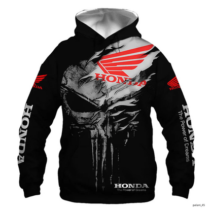 Sudadera con capucha Honda para hombre, sudadera con estampado 3D para motocicleta, moda para deportes al aire libre,