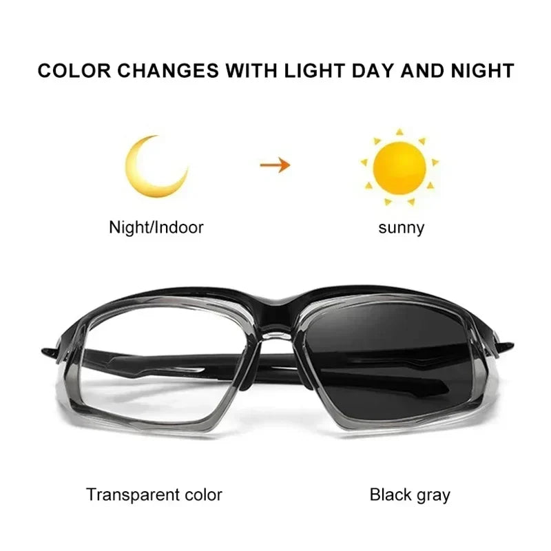 Sports Running Sunglasses Men Mountaineering Wind  Sand TR90 Polarized Sunglasses Safety Eyewear Customizable Prescription