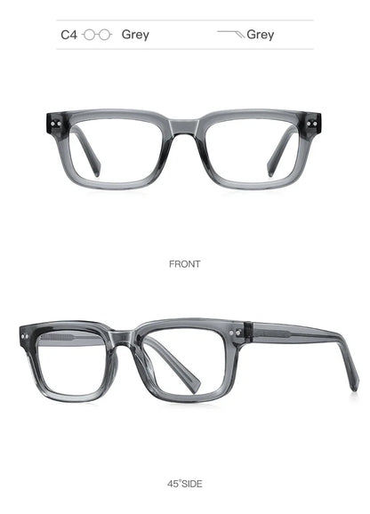 Men's glasses Square Classic Business Anti-Blue Light Reading Glasses Myopia Hyperopia Prescription Customized PFD2189