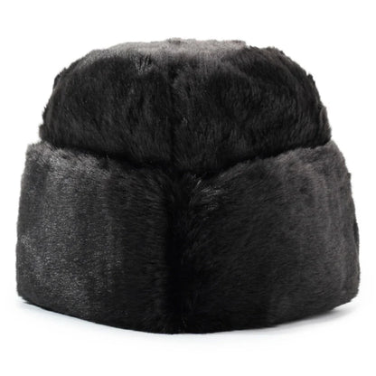 Thick Warm Winter Hats for Men Classic Faux Fur Russian Hat Male Snow Ski Earflap Cap Bomber Hat Dad Father Russian Cap