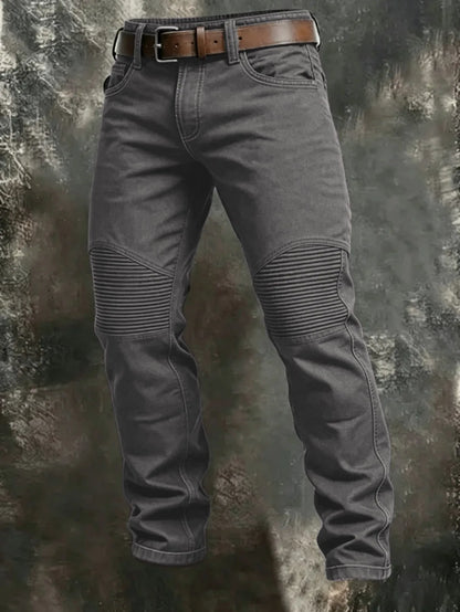 2026 New Large Pocket Loose Overalls Men's Outdoor Sports Jogging Tactical Pants Elastic Waist Pure Cotton Casual Work Pants