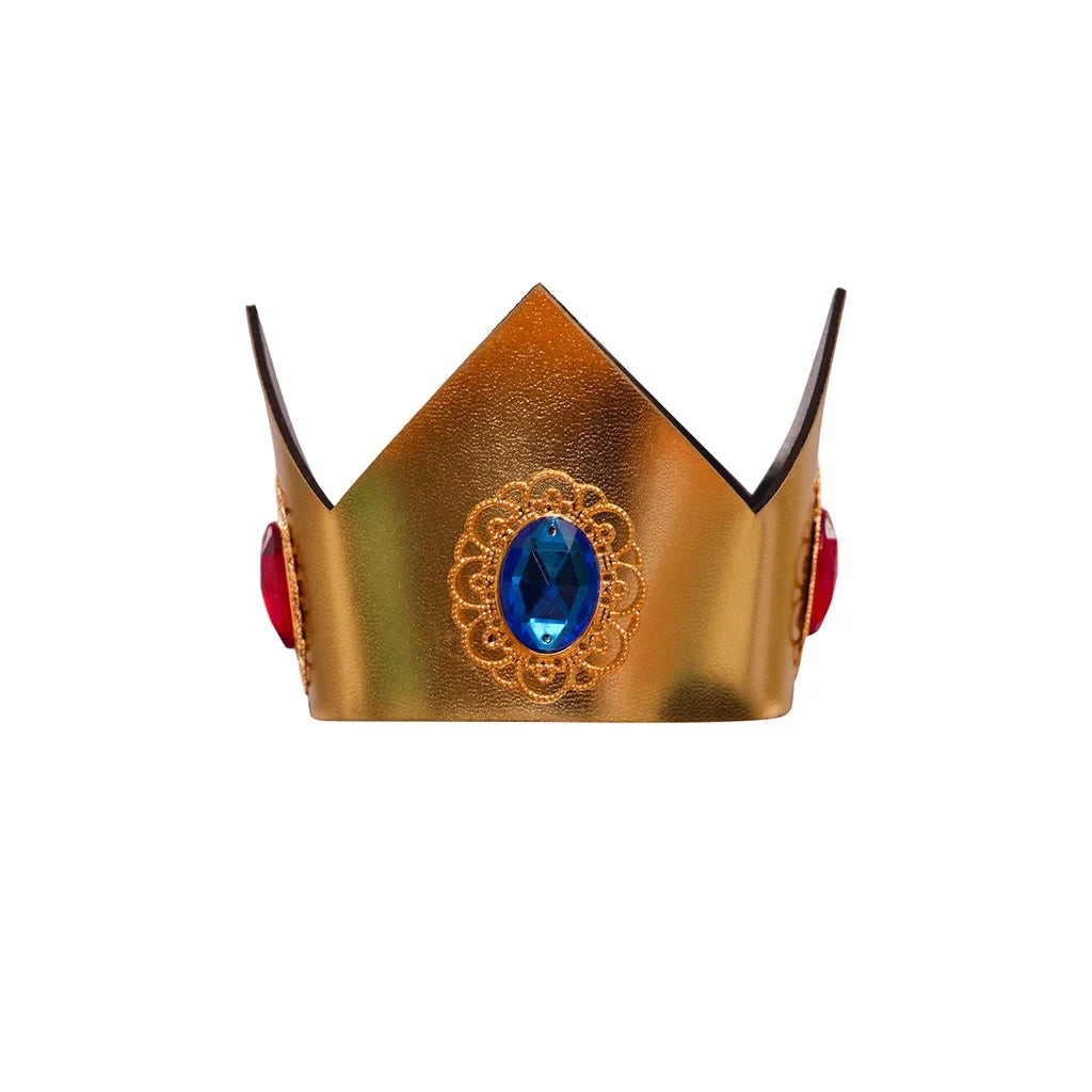 Anime Rosalina Cosplay Costume Blue Dress With Crown Set Princess Disguise Halloween Carnival Party Outfits For Women