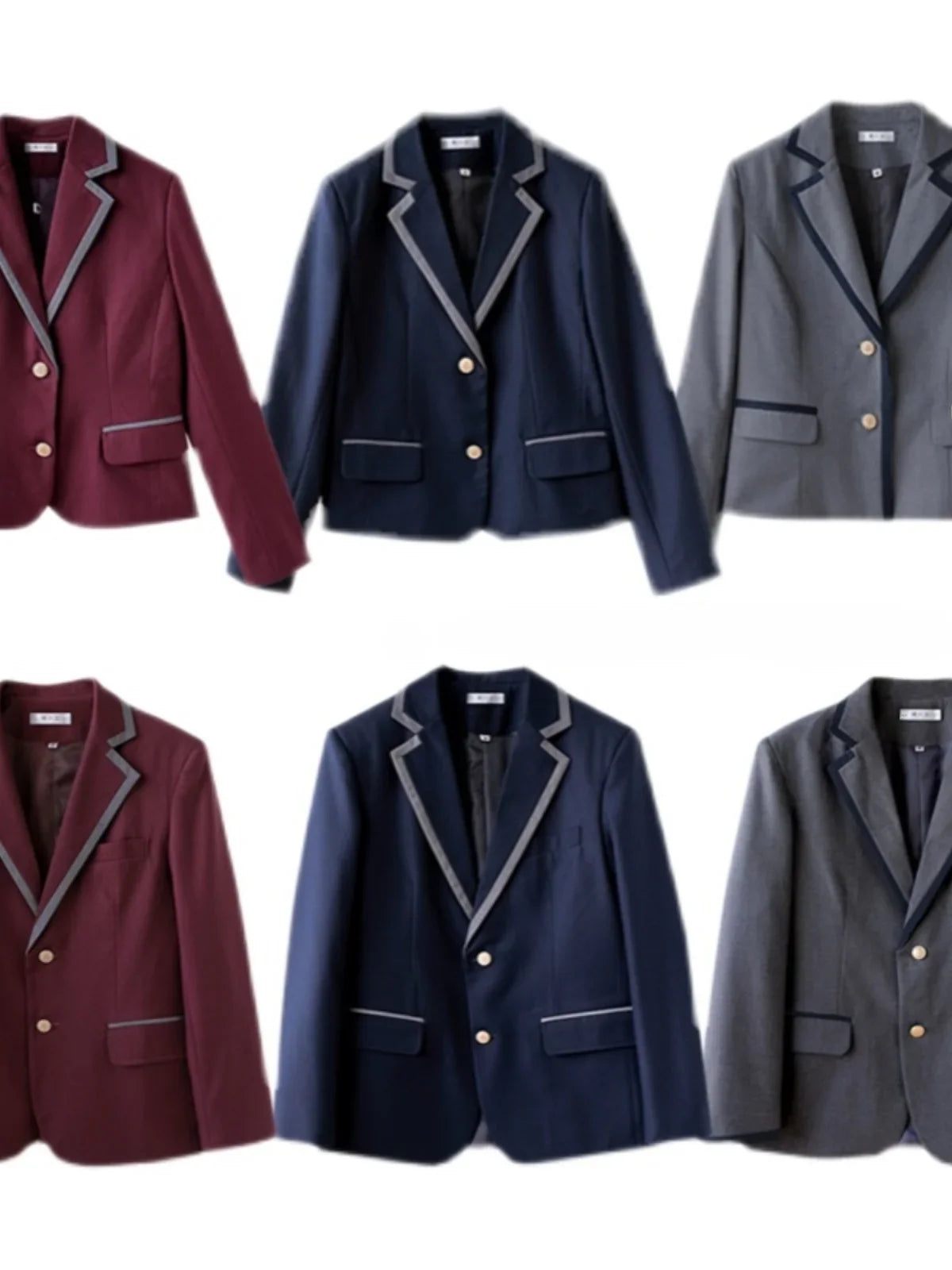 Korean Sle Student orm Jaet Briti College Wind Long Sve Button up Polyester Casual Wear for Men And Women