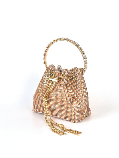 Dinner bag Handle Shining Rhinestones Evening clutch Bag Sparkling, Elegant, Exquisite Dinner Party Handbag party wedding Bag