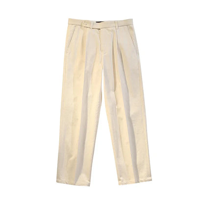 American Retro Lvy Ivy Loose Wide Leg Pants Men's Cotton Straight Leg Casual Pants 9-Inch Pants Can Be Customized
