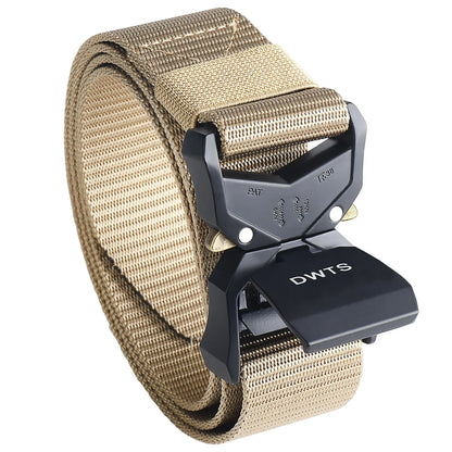 Men's Brand Military Tactical Belt Specially Designed For The Military's Metal Buckle Adjustable Belt Free Shipping