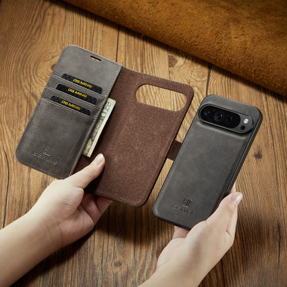 For Google Pixel 6 7 8 9 10 Pro XL/Pixel 5A 6A 7A 8A 9A Magnetic Detachable Cover 2in1 Flip Leather Wallet Phone Case