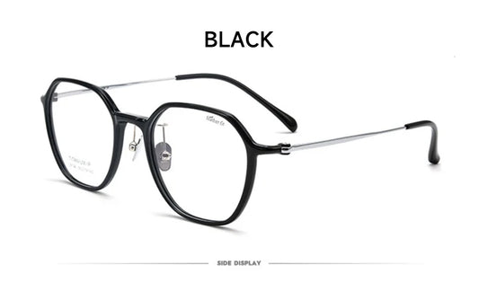 Geometric Personalized Polygonal Men's and Women's Simple Frames Blue Light Reading Glasses Customizable Prescription