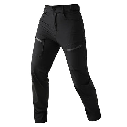 New Summer Men Thin Multi Pocket Work Pants Outdoor Casual Sports Breathable Cargo Pants Straight Leg Loose Tooling Trousers 4XL