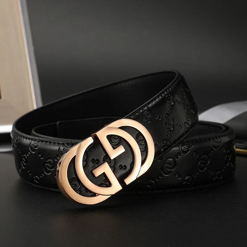 High Quality Luxury Brand Designer Casual pants Belts Male Buckle Men belts Genuine Leather Belt Strap for Jeans