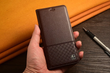 Genuine Leather Case Book For Apple iPhone 17 AIR 16 E 15 14 13 Plus Pro Max Mini Pro Max Plus Flip Wallet Phone Cover