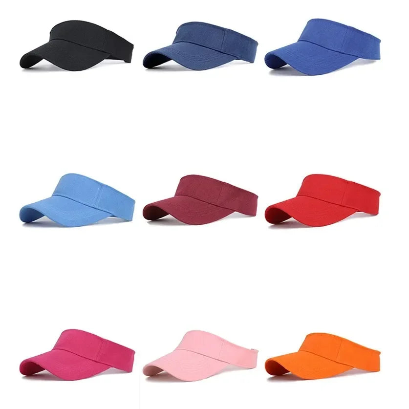 Summer Visors Denim Women Outdoor Sports Sun Baseball Cap Hat Golf Hiking Tennis Running Man Sunscreen Caps Autumn Red Wholesale
