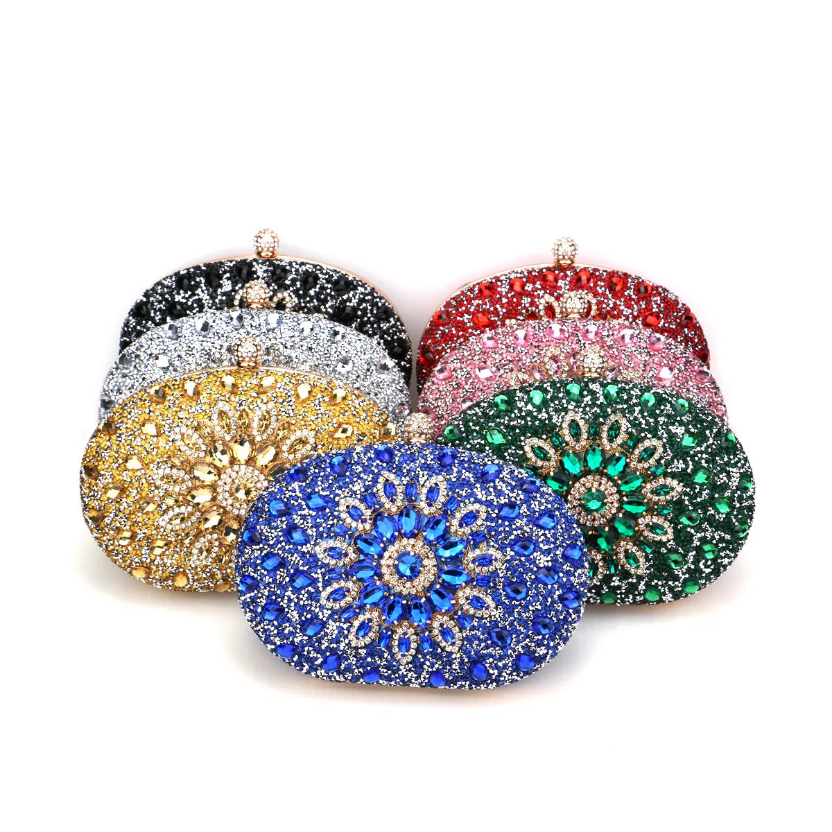 Diamond Women Luxury Clutch Evening Bag Wedding Crystal Ladies Cell Phone Pocket Purse Female Wallet for Party Quality Gift