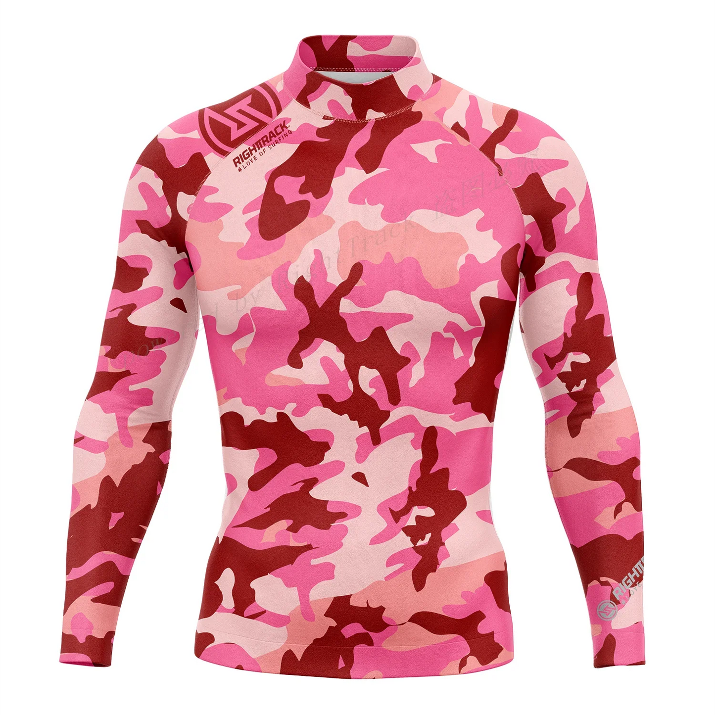 RT Men's Rashguard Surfing Shirt Camo Long Sleeve Diving Sun Screen Beachwear Snorkeling UV Protection Swimwear New's