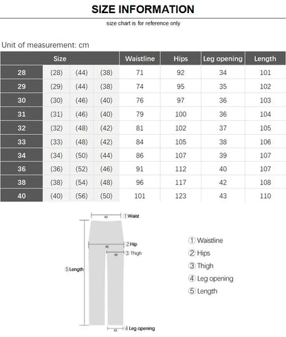 Winter Men's Fleece Thick Sherpa Jeans Business Casual Velvet Straight Denim Pants Male Wool Plush Classic Stretch Trousers