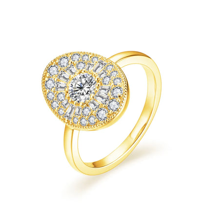 D/VVS1 Round Shape All Moissanite Diamond Rings for Women Man S925 Silver White Gold Plated Twilight Engagement Jewelry