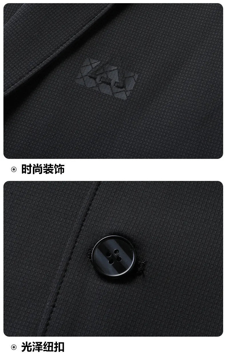 Blazer Summer Men's Casual Fashion Korean-style Business Solid Color Breathable, Lightweight and Sun-protective Clothing Blazer