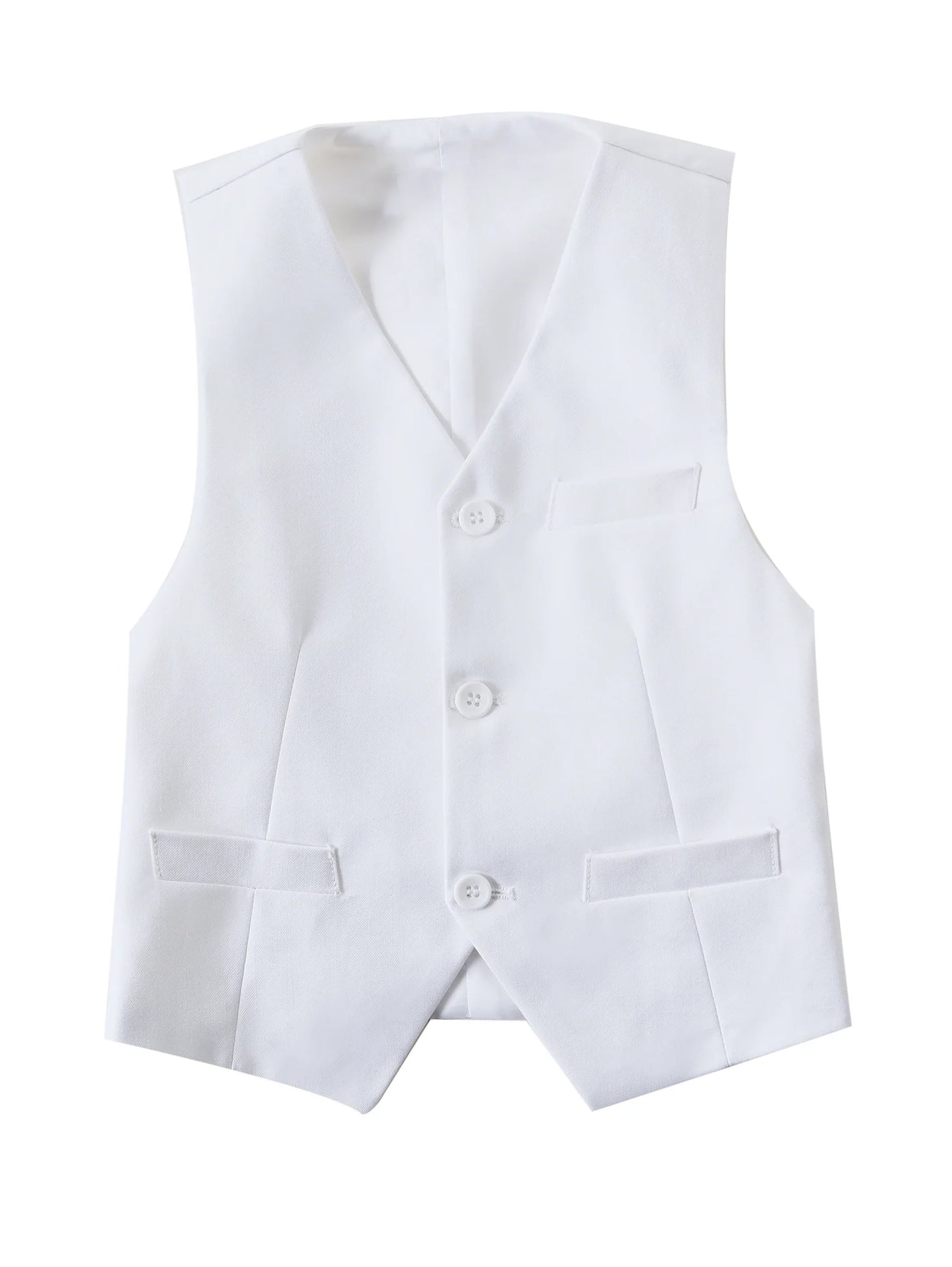 Boys Suit Vest Casual College Party Wedding Kids Vest Size 4-16Y