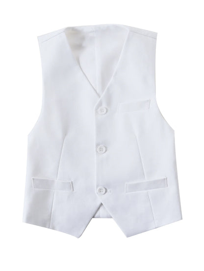 Boys Suit Vest Casual College Party Wedding Kids Vest Size 4-16Y