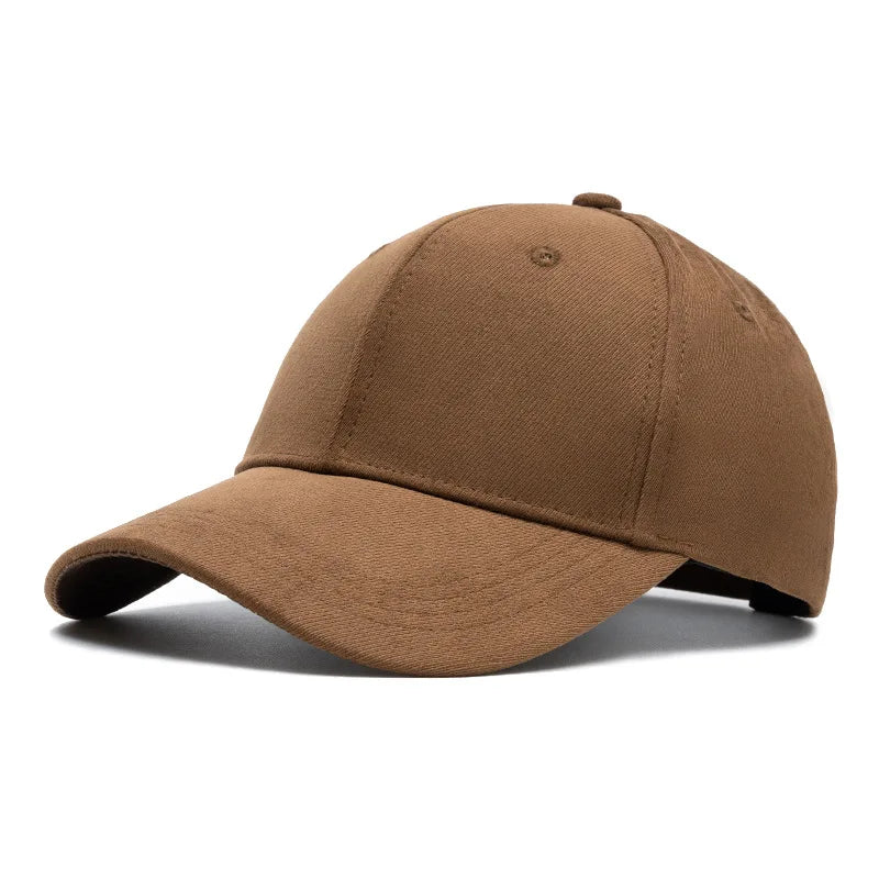 Fashion Baseball Caps For Men Women Autumn Winter Solid Retro Snapback Hip Hop Hat Unisex Street Adjustable Sun Visor Caps