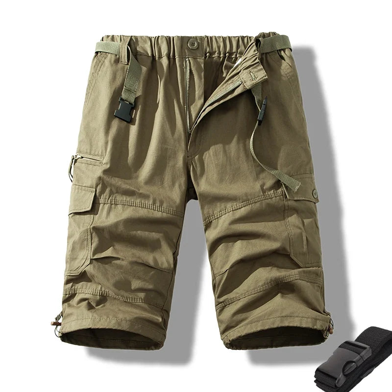 Tactical Cargo Shorts Men Casual Sports Shorts Man Hiking Fishing Joggers Long Shorts