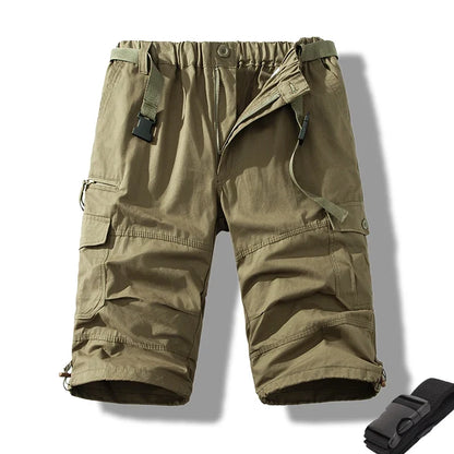 Tactical Cargo Shorts Men Casual Sports Shorts Man Hiking Fishing Joggers Long Shorts