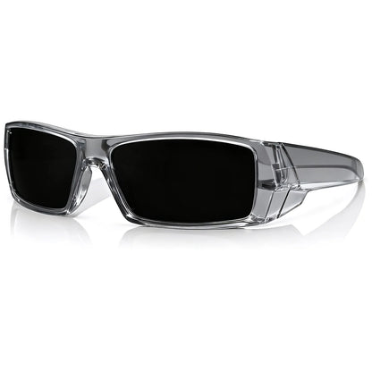 Z87 Polarized Sunglasses Men Women Wrap Around Sport Driving UV400 Retro Vintage Shield Safety Glasses 8231