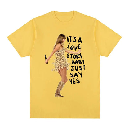 Taylor Concert Vintage T-shirt Summer Fashion Fans Gift Clothing Cotton Men T shirt New Tee Tshirt Womens Tops