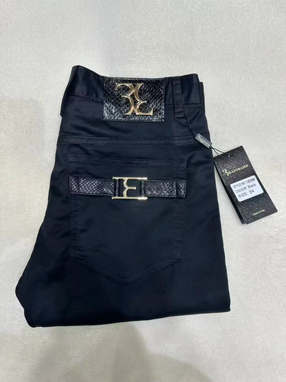 Jeans Men 2026 Spring Summer new fashion Embroidery comfortable elasticity outdoors Big size 34-42 Pants