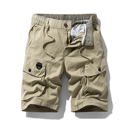 Summer Men Cargo Cotton Shorts Mens Beach Multi Pocket Shorts Pants Man Spring Casual Fashion Joggers Shorts Male Dropshipping