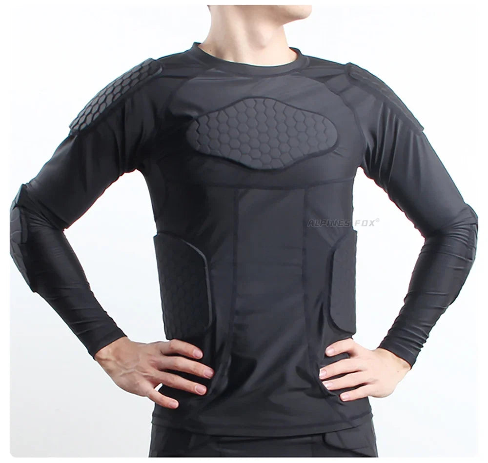 Full Body Armor Jacket Protective Moto Underwear Anti-collision Motorbike Riding Clothes Honeycomb Pad Motocross Tops
