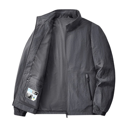 Big&Tall 8XL Men Outdoor Jacket Autumn Winter Jacket Hiking Camping Windbreaker Plus Size Spring Oversized Outwear Hooded Coat