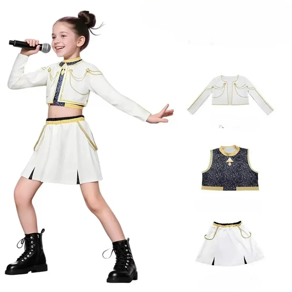 Mira Cosplay Costume kpop Women Girls Halloween Carnival Audlt Kids Child Party Role Playing Outfits