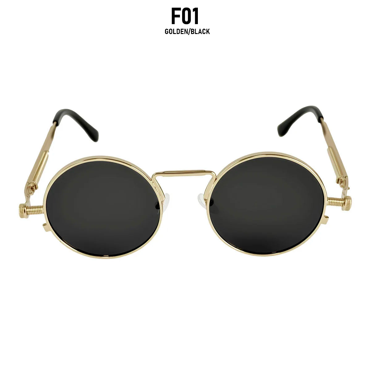 Round Steampunk Sunglasses Men UV400 Protection Punk Fashion Glasses Vintage Luxury Dropshipping Gafas De Sol Lunette De Soleil
