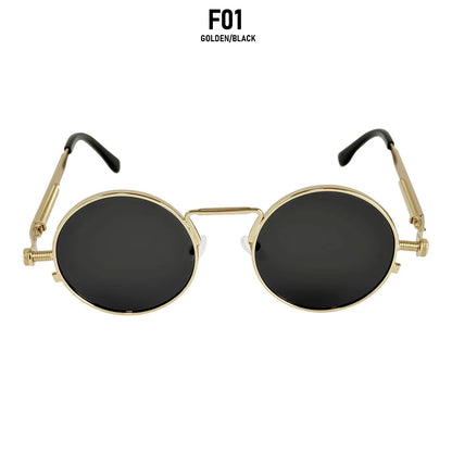 Round Steampunk Sunglasses Men UV400 Protection Punk Fashion Glasses Vintage Luxury Dropshipping Gafas De Sol Lunette De Soleil