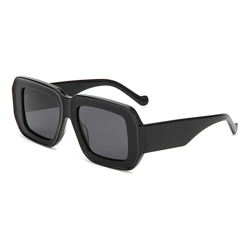 2026 Fashion Men Polarized Sunglasses High Quality Acetate Retro Square Women Sun Protection UV400 Sunglasses Customized Logo
