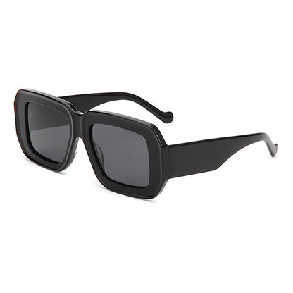 2026 Fashion Men Polarized Sunglasses High Quality Acetate Retro Square Women Sun Protection UV400 Sunglasses Customized Logo