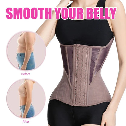 Women's Tummy Contorl  Underbust Sport Girdle Cincher Hourglass Waist Trainer Body Shaper Corset For Weight Loss