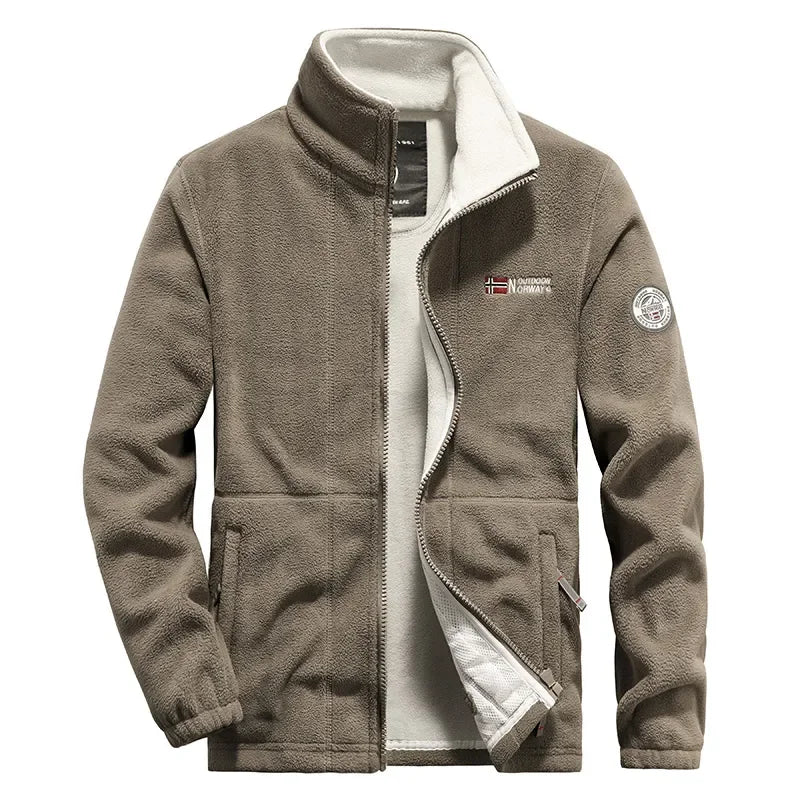 2025 New Outdoors Polar Fleece Jacket Men Winter Thermal Fleece Tactical Sport Coat Militar Softshell Hiking Outdoor Army Jacket