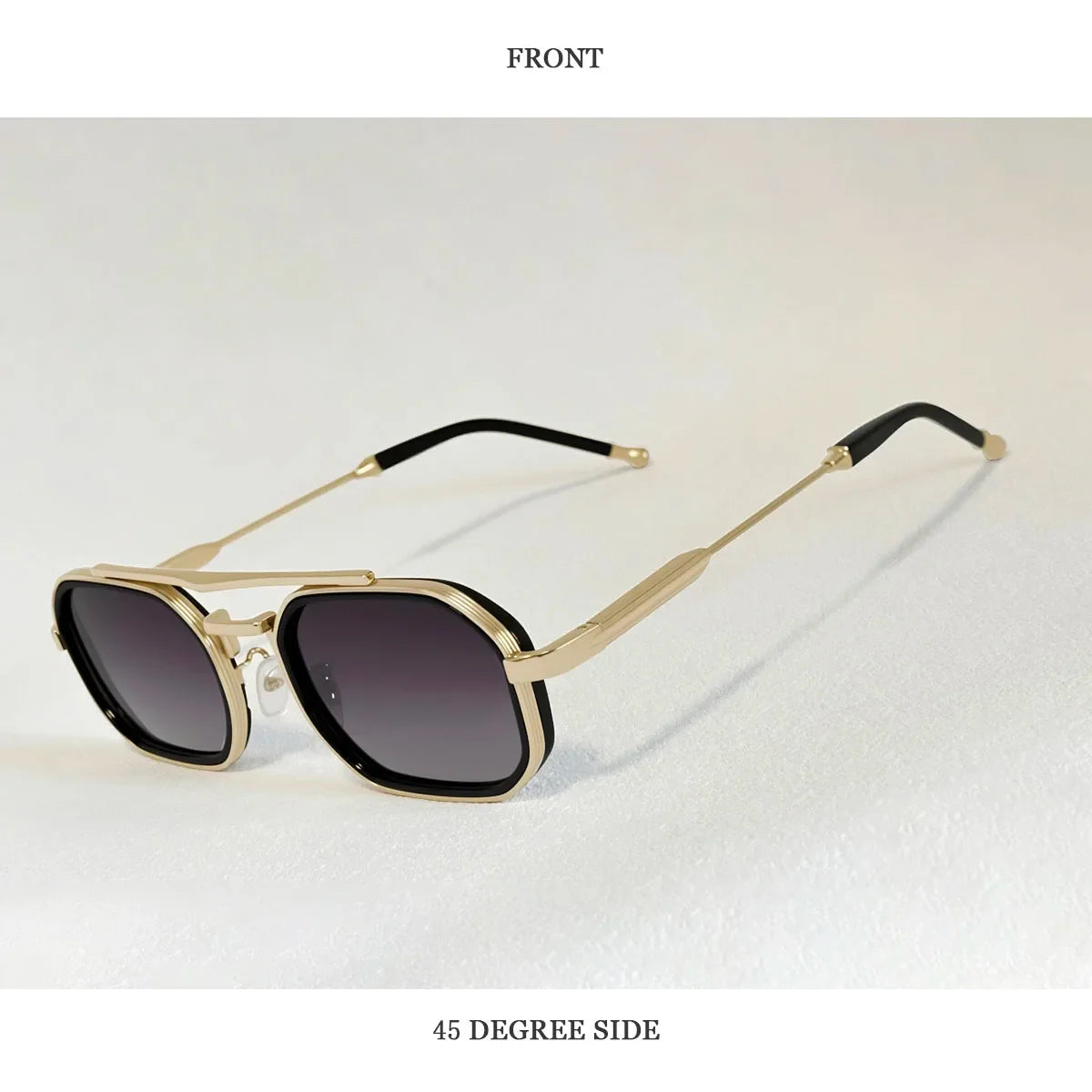 UV400 Protection Square Sunglass Men Vintage Steampunk Sunglasses Women Woman Luxury Fashion Glasses Gafas De Sol Hombre Okulary