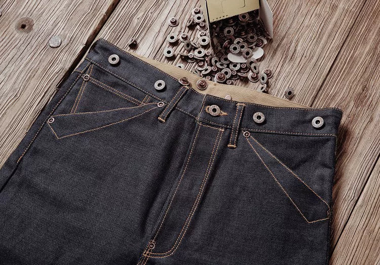 Read Description! Raw Indigo Selvage Unwashed Denim Pants Unsanforized  Jean 16.5oz 3 Choices For Fitting