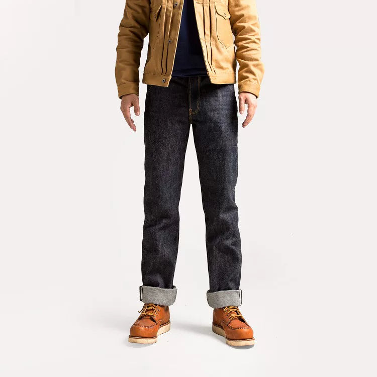 Read Description! Raw Indigo Selvage Unwashed Denim Pants Unsanforized  Jean 16.5oz 3 Choices For Fitting