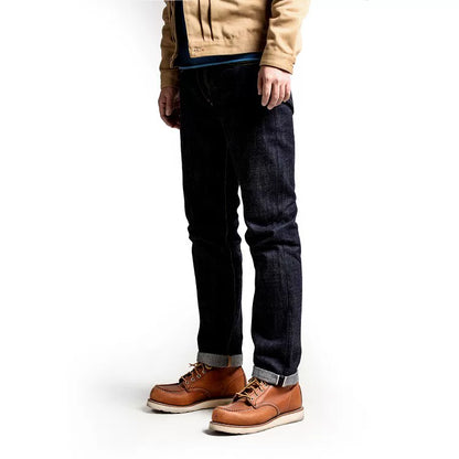 Heavy Weight Indigo Selvage Unwashed Pants Unsanforised Thick Raw Denim Jean 17oz