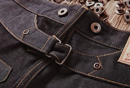 Read Description! Raw Indigo Selvage Unwashed Denim Pants Unsanforized  Jean 16.5oz 3 Choices For Fitting