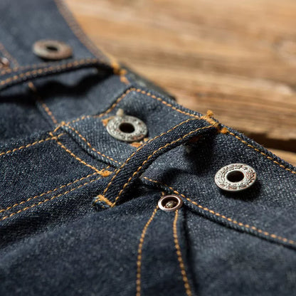 Read Description! Raw Indigo Selvage Unwashed Denim Pants Unsanforized  Jean 16.5oz 3 Choices For Fitting