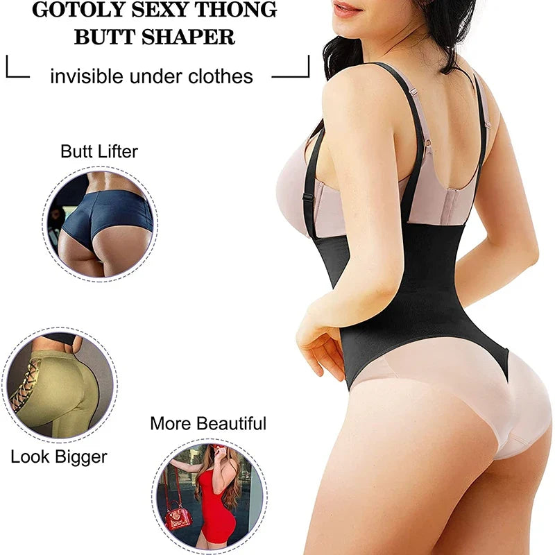 Bodysuit Shapewear Women Full Body Shaper Tummy Control Slimming Underwear Contour Butt Lifter Push Up  Abdomen Shapers Corset