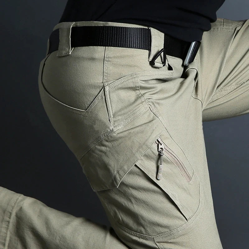 Cotton Men Military Tactical Cargo Pants Men SWAT Combat Army Trousers Male Casual Many Pockets Stretch Cotton Pants
