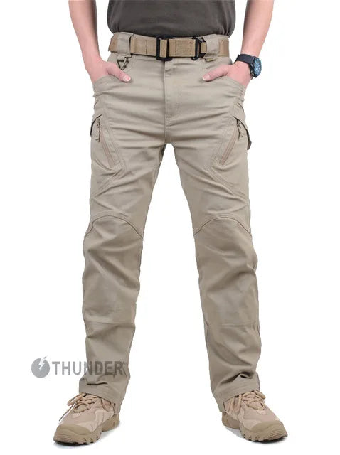 Cotton Men Military Tactical Cargo Pants Men SWAT Combat Army Trousers Male Casual Many Pockets Stretch Cotton Pants